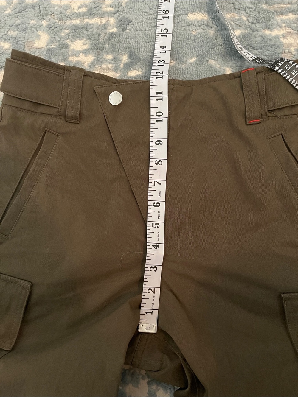 Gap x Victoria Beckham High Rise Cargo Pants Size 4 - Picture 14 of 15